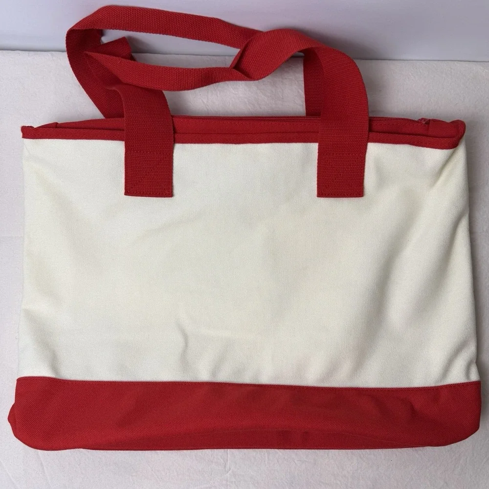 Disney Parks Mickey Mouse & Minnie Mouse Happy Holidays Tote Bag‎ 2025 NWOT